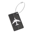 thumbnail image 2 of tzyudk Aluminium Alloy Luggage Tag For Suitcase Bag Tags For Baggage Handbag School Instrument Tag Label Travel Affordable Useful Black Metal, 2 of 5