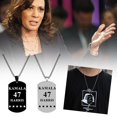 thumbnail image 2 of Collar colgante de acero inoxidable Kamala Harris 2024 NUEVO, 2 of 6