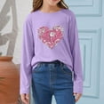 thumbnail image 2 of RXMEKW Chandail à Col Rond Imprimé pour Filles et Garçons à Manches Courtes pour Tenue Décontractée de Printemps et d'Été, 2 of 6