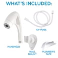 thumbnail image 6 of Oxygenics BodySpa Adventure RV Handheld Shower Head with 3 Settings, White, 6 of 7