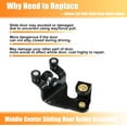thumbnail image 7 of Unique Bargains Middle Center Sliding Door Roller Hinge Assy Fits for Chevrolet Astro for GMC Safari 1997-2005 15150255 Black, 7 of 7