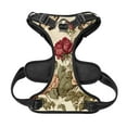 thumbnail image 5 of XMXY No Pull Dog Harness, Roses Butterflies Adjustable Reflective Pet Harness with Oxford Vest, Small Size, 5 of 9