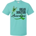 thumbnail image 3 of Inktastic Organ Donation Awareness- Butterfly Green Ribbon T-Shirt, 3 of 5