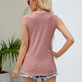 thumbnail image 7 of Timegard Eyelet Tank Tops for Women Lace V Neck Sleeveless Tops Dressy Casual Loose Tops Summer Travel, 7 of 7