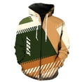 thumbnail image 3 of Sudadera con capucha y estampado 3D de bloques de color para hombre, sudaderas con gráficos coloridos, sudaderas informales de otoño de gran tamaño con capucha y manga larga con cremallera, 3 of 5