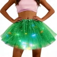 thumbnail image 2 of Cxenplz Women's Tutu Skirt Light Up Tutus Layered Tulle Ballet Skirt Sparkly Sequin Tutu Costume for Party Carnival, 2 of 9