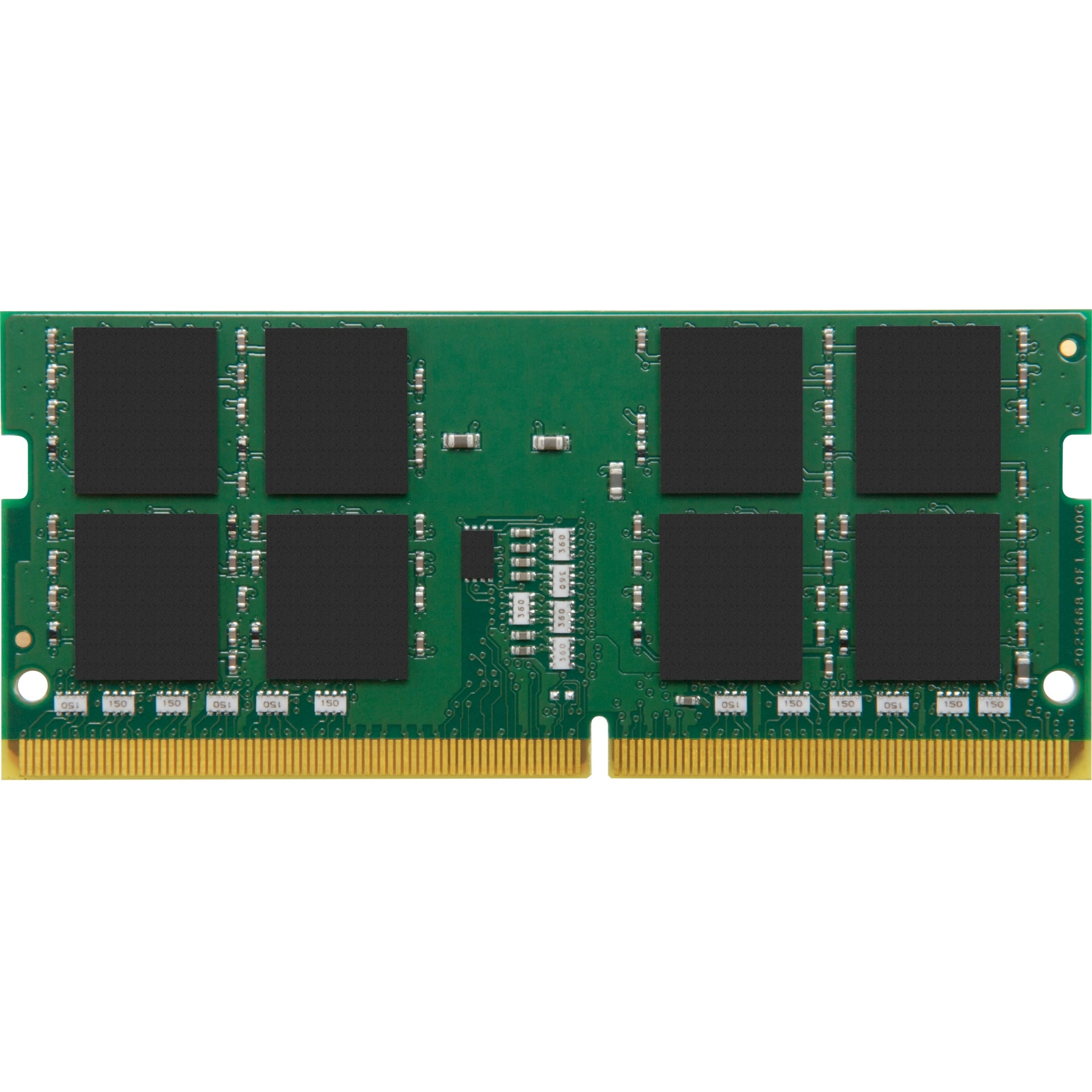 Kingston ValueRAM32GB DDR4 SDRAM Memory Module - For Notebook, Mini PC - 32 GB - DDR4-3200/PC4-25600 DDR4 SDRAM - 3200 MHz - CL22 - 1.20 V - Non-ECC - Unbuffered - 260-pin - SODIMM - Lifetime Warranty