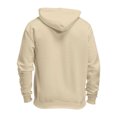 thumbnail image 4 of Siilsaa Hoodies for Men & Women, Long-Sleeve Oversize Pullover Solid Color Streetwear Beige,L, 4 of 5