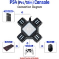 thumbnail image 4 of Adaptador de Teclado y Mouse Control de Gamepad Convertidor Gamer para N-Switch/Xbox One Serie 360/ PS4/ PS3, 4 of 9