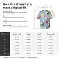 thumbnail image 5 of Goofa Colorful Koi Fish Printed Men's Casual Short-sleeved Shirt,Lightweight Breathable Button-down,Summer Casual men's top,Versatile Fashion shirt-XX-Large, 5 of 7