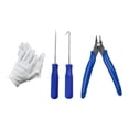 thumbnail image 3 of DYNWAVECA Racket Stringing Tools Set Hand Tool Portable Fix Convenient to Use Accessory Multifunctional Pull Wire for Badmintons Tennis Blue, 3 of 10