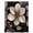 Black WhiteSmoke Gold, variant on Gold Black Flower Waterproof Fabric Shower Curtain,Blossoming Botanical Prints Leaf Waterproof Fabric Shower Curtain for Bathroom Curtains Bathtubs Hotel Shower Curtains with 12 Hooks Standard 72x72