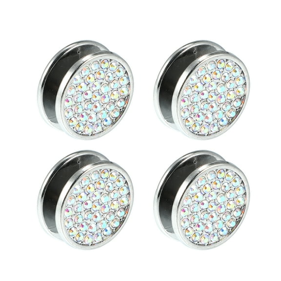 4pcs 22mm Bling Car Cute Hooks Dashboard Hooks Storage Hooks for Keys Car Accessories Multicolor