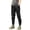 Z79-Black, variant on Mens Travel Pants with Zipper Pockets Casual Drawstring Tactical Cargo Pants Outdoor Comfort Travel Tech Chino Pants