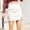 White, variant on Idoravan Women's Basic Versatile Skirt Clearance Womens Sexy Split Skirt Slim Elastic Leather Skirt Skirt