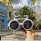 thumbnail image 4 of KAKOWELY 2 gafas de sol con forma de bicicleta: gafas de ciclismo, gafas novedosas para mascaradas, divertidas decoraciones para fiestas hawaianas, artículos de playa de verano para niños., 4 of 4