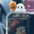 thumbnail image 6 of Sylvtty Halloween Ghost Phone Buddy Mini Ghost Figures Adhesive Phone Accessory Cute Stick-On Ghost Phone Topper for Smartphone Desk Decor, 6 of 7