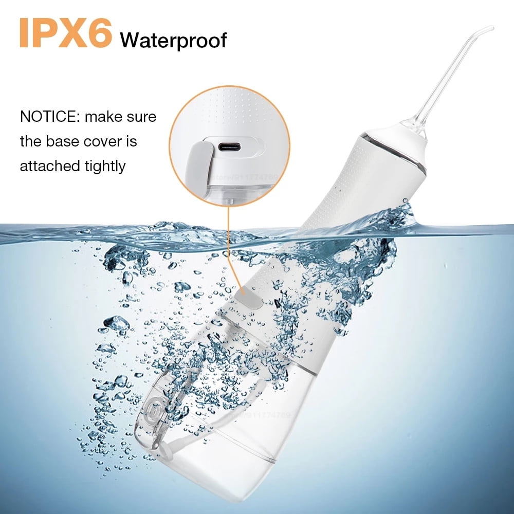 Water Dental Flosser Cordless For Family Braces Bridges Care 3 Modes And 5 Jet Tips Waterproof Powerful Battery Life Ipx6 Picks For Home Travel Walmart Com