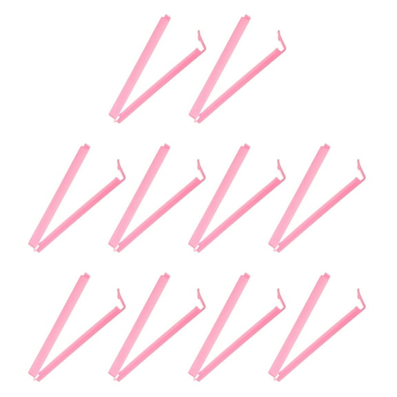 Uxcell Sealing Clips, Plastic Bag Clip Clamp Sealer for Food Storage Snack Bag Kitchen Pink