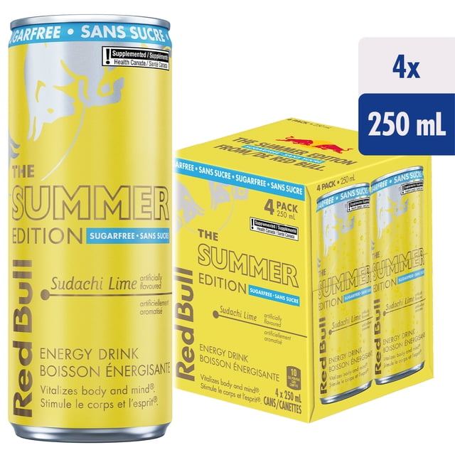 Red Bull Sugar Free Sudachi Lime 4x250ML