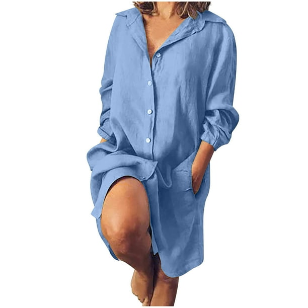 Cotton knee length dresses cheap