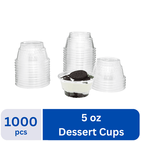 Karat Dessert Cups [5oz - 1000 pcs], Small Parfait Cups (C-KD5)