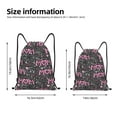 thumbnail image 4 of Kdxio Lovely Mom Ever Print Drawstring Backpack Bag,Waterproof Draw String Back Sack, Gym Drawstring Bags Swim Bag For Unisex, 4 of 9