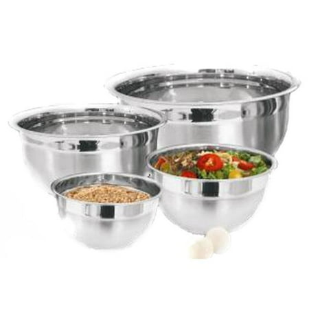 

Stainless Steel Deep Bowl Set 4 Piece