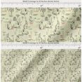 thumbnail image 2 of Soimoi Yellow Cotton Voile Fabric Abstract & Rabbit Animal Print Fabric by Yard 56 Inch Wide, 2 of 7