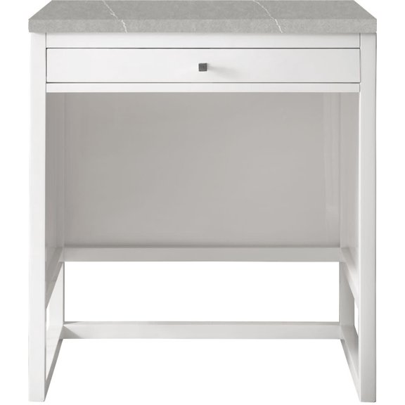 James Martin Vanities E645-Du30-3Esr Athens 30" Countertop Unit - White