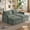 Green, variant on Duolove Furniture 75" Corduroy 2-Seater Comfortable Cloud Sofa with 2 Movable Footrests for Living Room, Oversized Deep-Seat Recliner, Upholstered Large-Size Sofa Bed with 2 Cushions