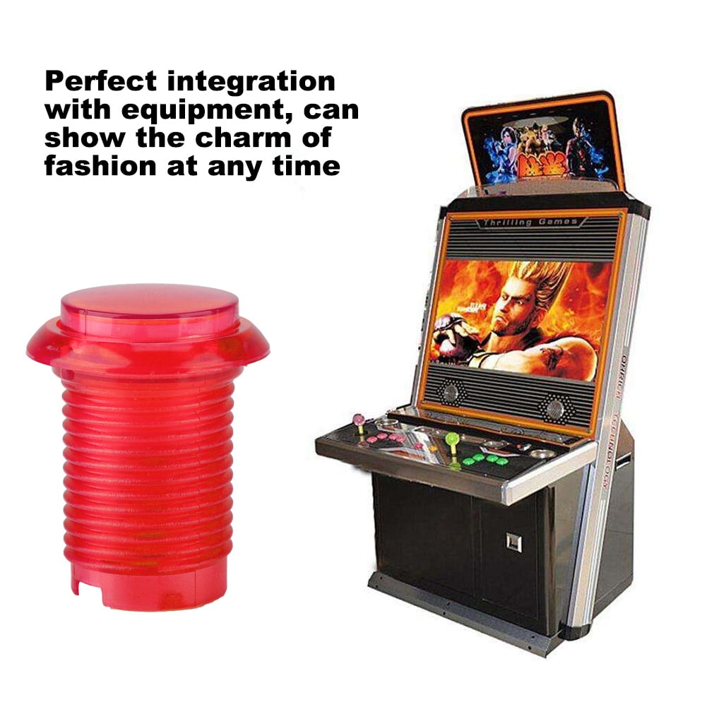 32MM Illuminated LED Arcade Game Machine Round Push Button with Microswitch DIY
