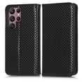 thumbnail image 2 of Feishell Case for Samsung Galaxy S23 Ultra (6.8 inch),Luxury PU Leather Wallet Cover Cash Credit Card Holder Magnetic Closure Folio Flip Kickstand Shockproof Protective Phone Cover,Black, 2 of 7