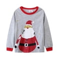 thumbnail image 3 of Pijamas de manga larga para niños, ropa interior de dibujos animados de Navidad y Año Nuevo, conjunto de vestido para el hogar, 3 of 3