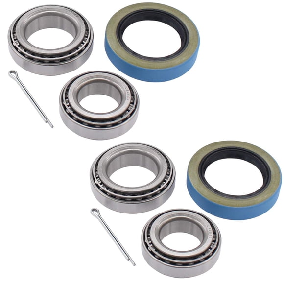 Applianpar Lot de 2 Roulements de Moyeu de Remorque Kit L68149 L44649 pour Broche 3500 1.719 Pouces 84 Essieu