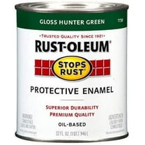 Rust-Oleum 7738502 Protective Enamel Paint Stops Rust, 32-Ounce, Gloss Hunter Green