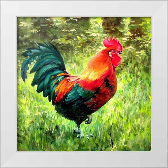 Pautov, Igor 12x12 White Modern Wood Framed Museum Art Print Titled - Sunny Day