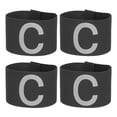 thumbnail image 1 of MasteelfCA 4Pcs Professional Captain Bands Wear-resistant Football Bands Convenient Arm Bands, 1 of 7