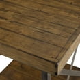 thumbnail image 4 of Wallace & Bay Table d'Appoint Carrée en Bois avec Étagère de Rangement, 4 of 6