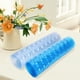 thumbnail image 5 of INTBUYING - Alfombrilla de ducha lavable para bañera, antideslizante, antimoho y antibacteriana, 101 x 40 cm, color azul transparente, 5 of 5