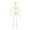 B, variant on Skeleton Decoration Party Halloween Luminous Human Outdoor Props Hanging Us Hangs Easy To Use