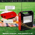 thumbnail image 4 of Luz de audio solar multifuncional compatible con Bluetooth reutilizable para el hogar al aire libre Universal Accesorios Electrónicos, 4 of 9