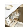 thumbnail image 2 of 4Pcs Storage Rack DIY Track Pullout Track Basket Pull Rail for Kitchen Household Accessories Storage Slides, 2 of 7