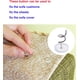 thumbnail image 2 of 50 piezas de alfileres giratorios, clip fijador para colchas, sábanas y cojines de sofá, cabezas transparentes, alfileres espirales retorcidos para fundas de sofá cama, 2 of 4