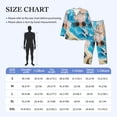 thumbnail image 3 of Wukai Vintage Map Travel Essentials Men's Long-Sleeve Pajama Set - Comfortable Sleepwear with Button-Down Shirt and Pants-Small, 3 of 6