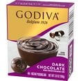 Godiva Dark Chocolate Instant Pudding Mix, 3.6 oz Box