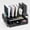 Black, variant on Desk Organizer, Office Organization with Vertical File Holder, File Organizer with Drawer and Pen Holder, Desk Accessories and Workspace Organizers for Office (Black)