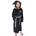 thumbnail image 5 of Harry Potter Girls' Hogwarts Houses Fleece Hooded Robe All Houses - Slytherin Hufflepuff Ravenclaw Gryffindor, 5 of 7