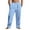 Light Blue, variant on Brondbend Mens Casual Linen Pants Loose Fit Elastic Drawstring Waist Straight-Legs Summer Yoga Beach Long Pants Holiday Saving