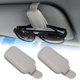 thumbnail image 1 of Paquete de 2 soportes para gafas de sol para coche, Clip magnético de cuero para gafas, Clip para tarjeta de billete, soporte Universal para coche, 1 of 5